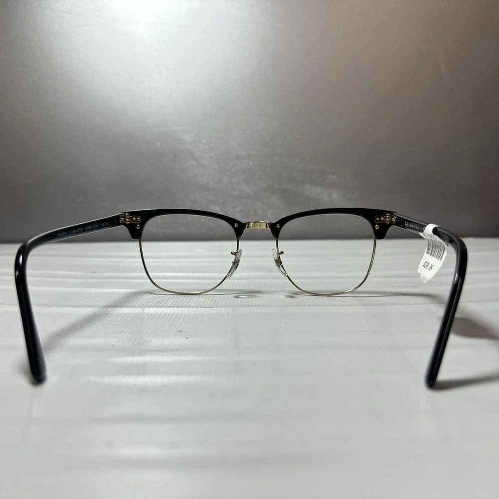 Ray-Ban  Frames RB3016 CLUBMASTER W0365 Black Gold Square 51-21-145 Retail $299